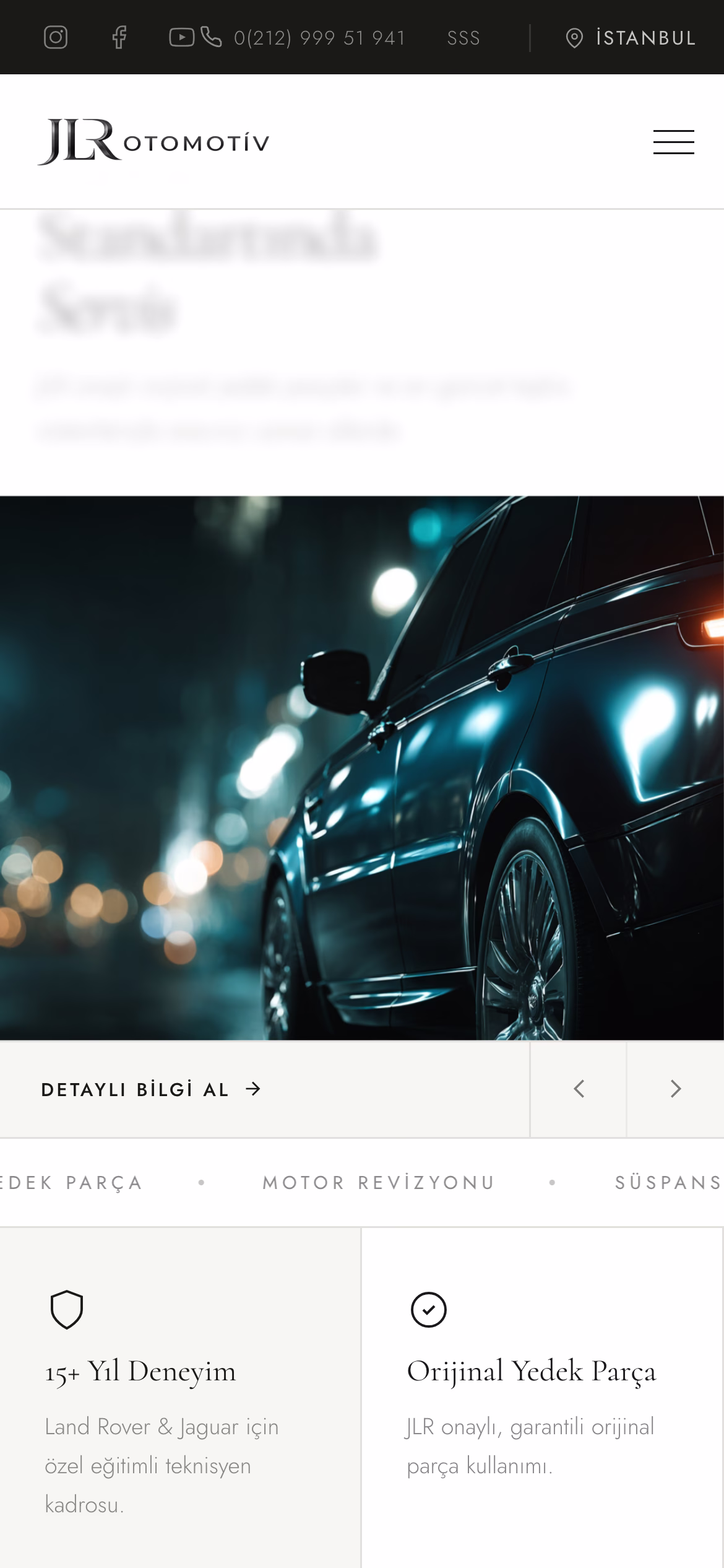 JLR Otomotiv randevu formu