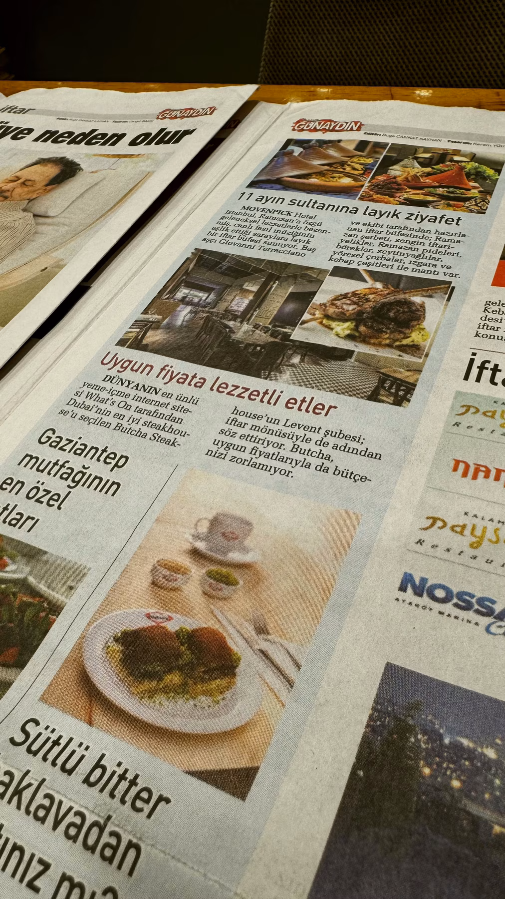 Sabah Gazetesi Günaydın Eki 2