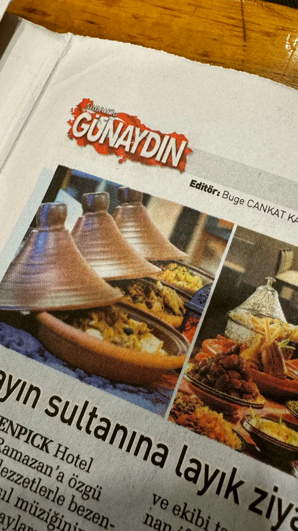Sabah Gazetesi Günaydın Eki 3