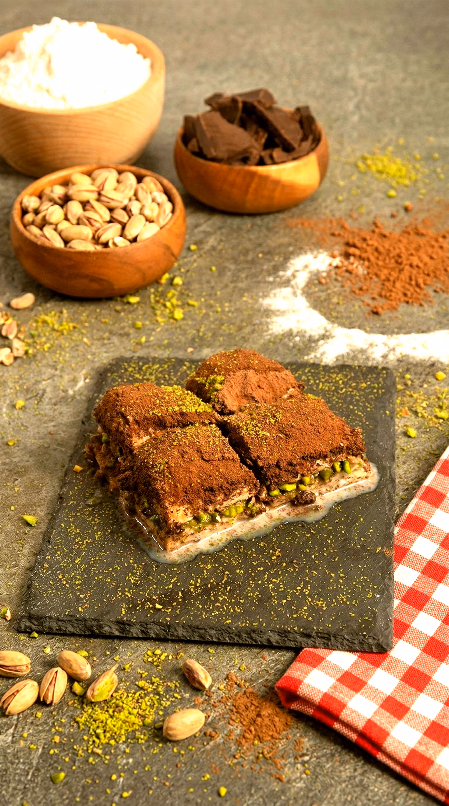 Soğuk baklava çekimleri
