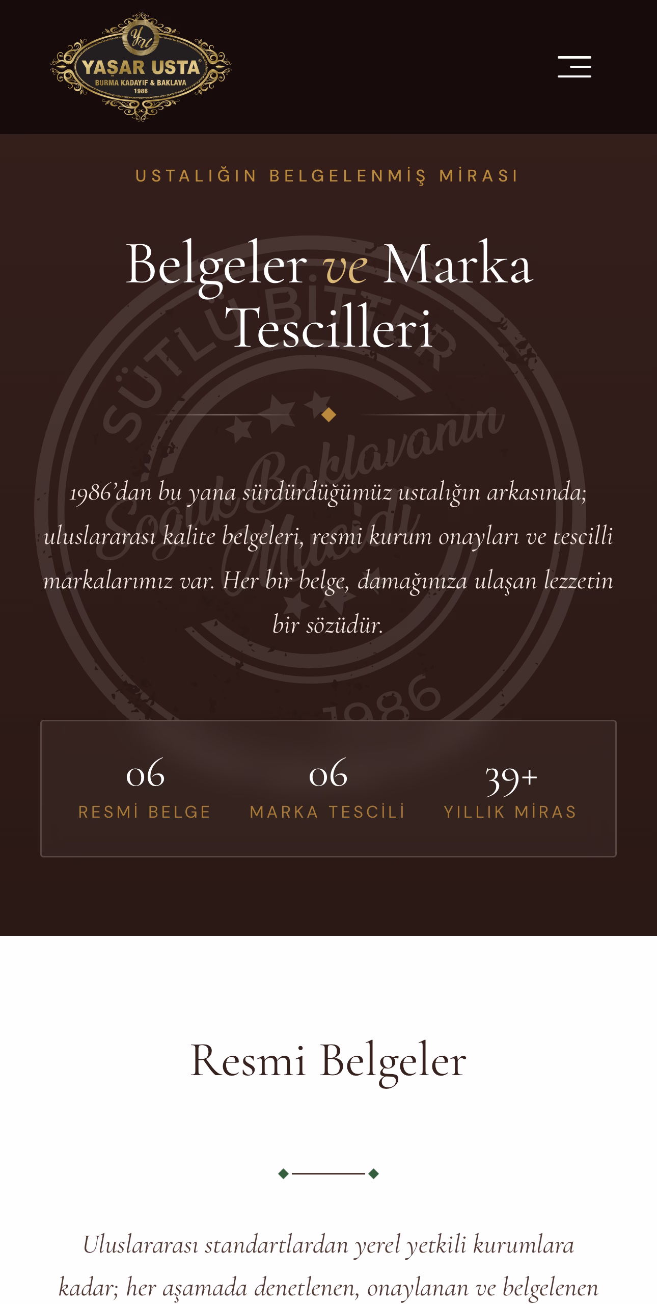 Soğuk Baklava teslimat ekranı